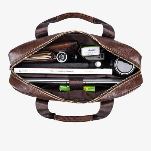 Sacoche Ordinateur Homme en Cuir