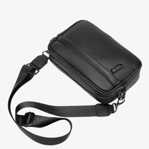 Sacoche Urbain Bandoulière Cuir Vegan Homme